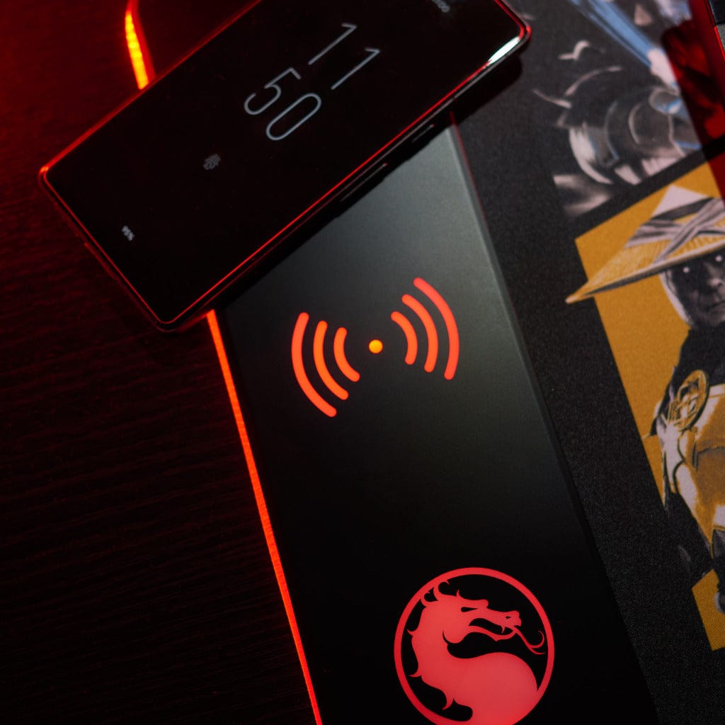 Mortal Kombat – Übergroße Gaming-Matte & mobiles Ladegerät