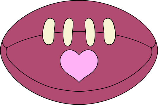 Rugbyball-Kissen Plüsch (23cm)