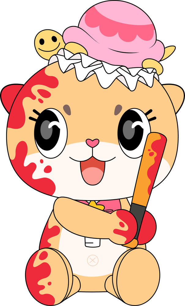 Verrücktes Chiitan Plüschtier (23 cm)