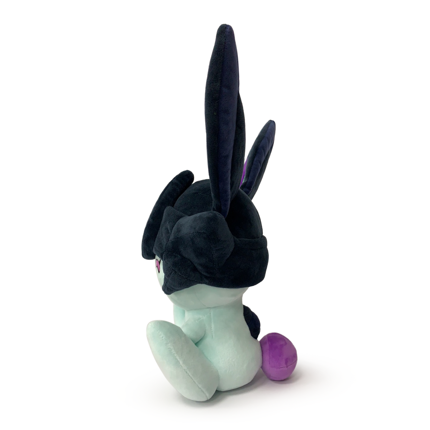 Schwarzes Kampfkaninchen-Plüschtier (23 cm)