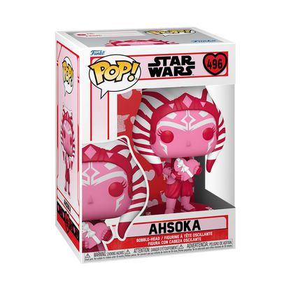 Funko Pop! Ahsoka #496 avec boîte de chocolats – détail