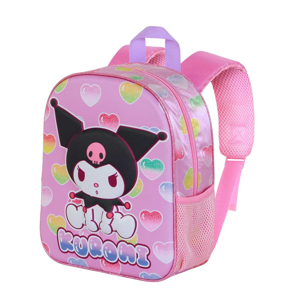 3D Rucksack Elite Hello Kitty „Kuromi Hearts“