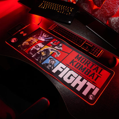 Mortal Kombat – Übergroße Gaming-Matte & mobiles Ladegerät