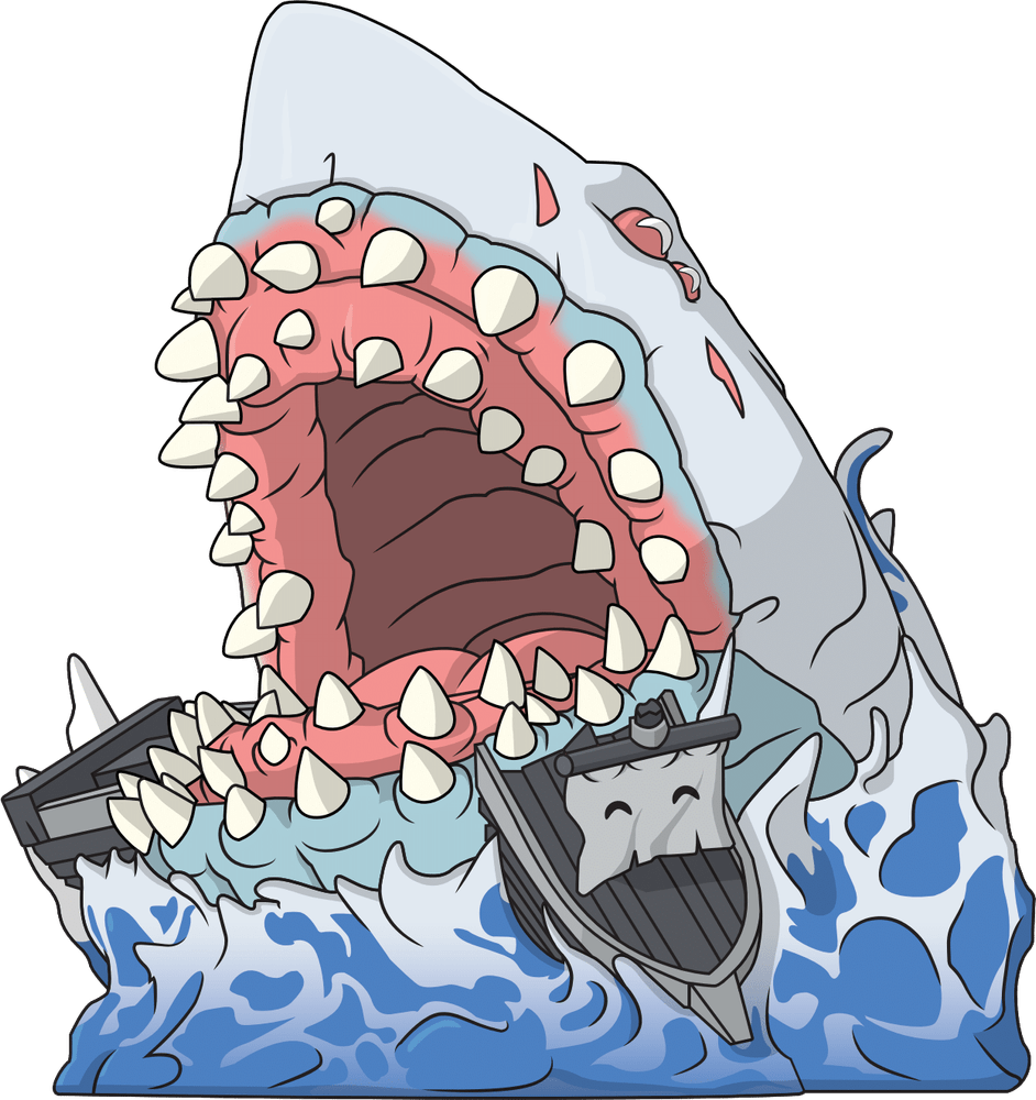 Schattiger Geist-Megalodon