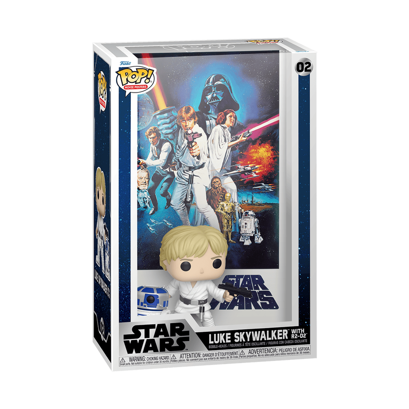 Luke Skywalker with R2-D2 - Pop! Movie Posters