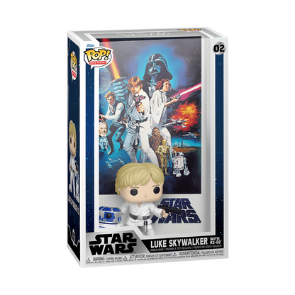 Luke Skywalker with R2-D2 - Pop! Movie Posters