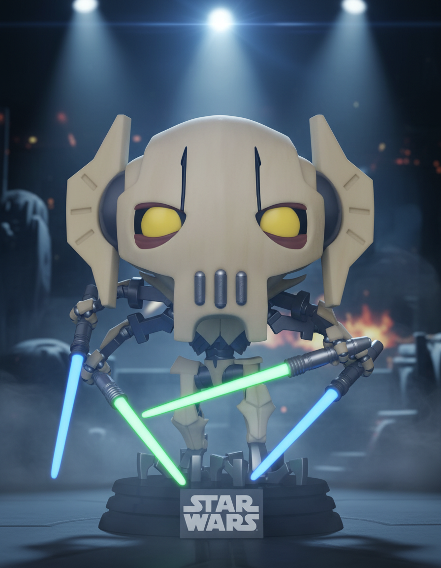 Pop! General Grievous with Lightsabers