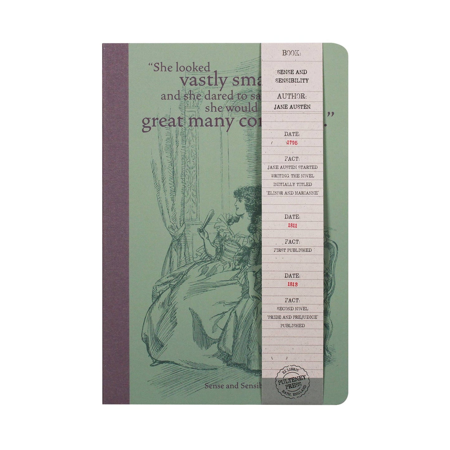 Jane Austen A5 flexible notebook