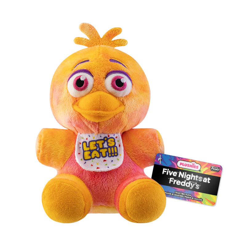 FNAF Funko Peluche 18cm Tie-Dye Chica Five Nights at Freddy's peluche TieDye Chica