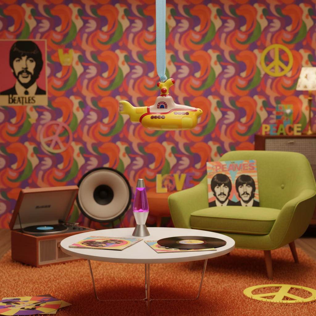 The Beatles Hanging Decoration - Yellow Submarine