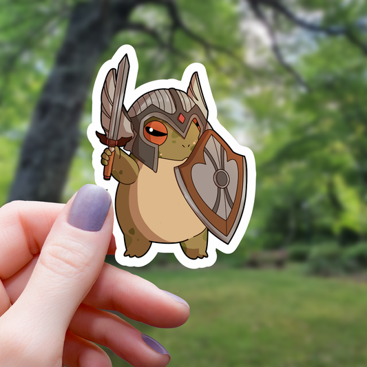Paladin-RPG-Frosch Sticker