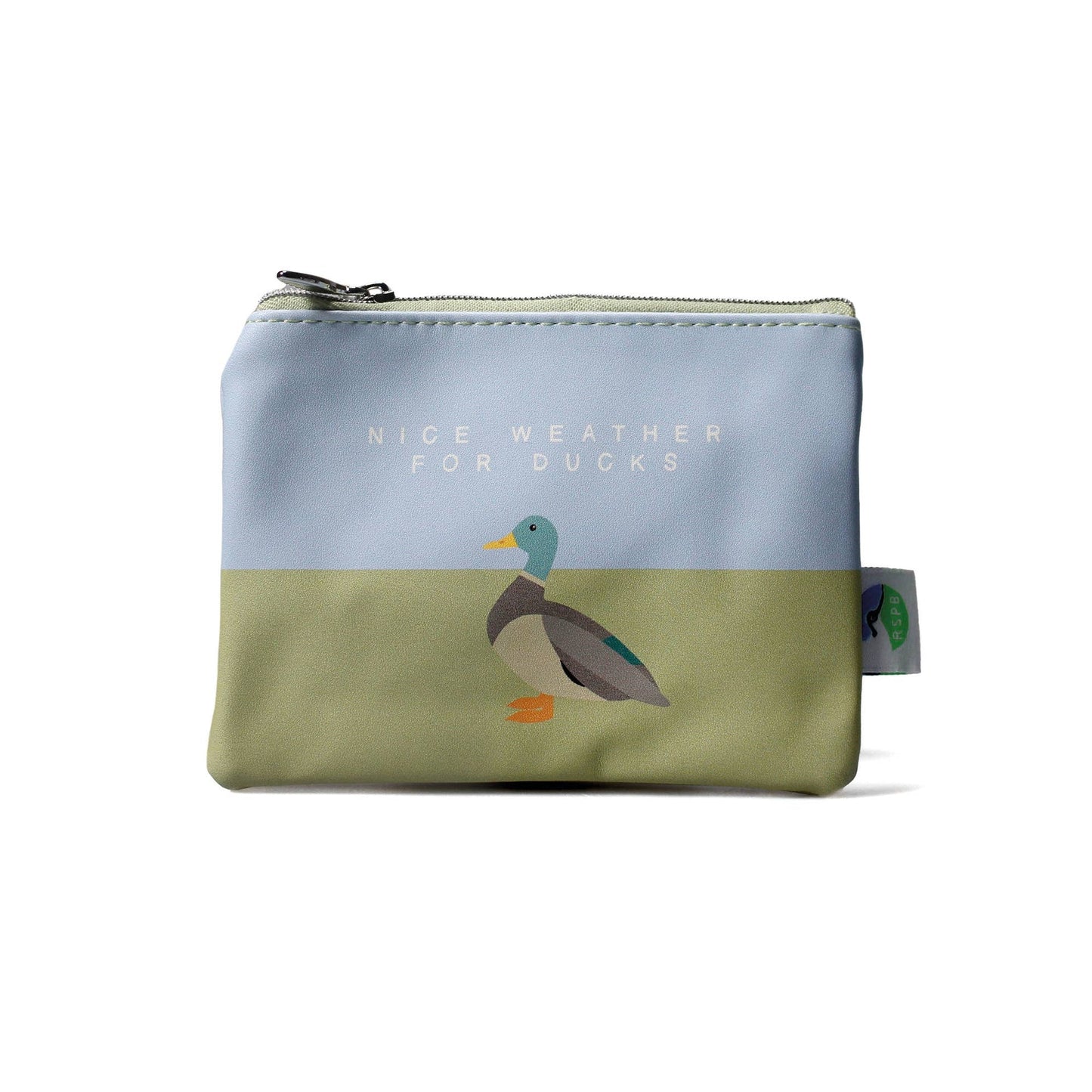 Porte-monnaie RSPB - zippé Canard Colvert