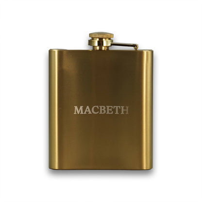7oz Flask Shakespeare - Macbeth