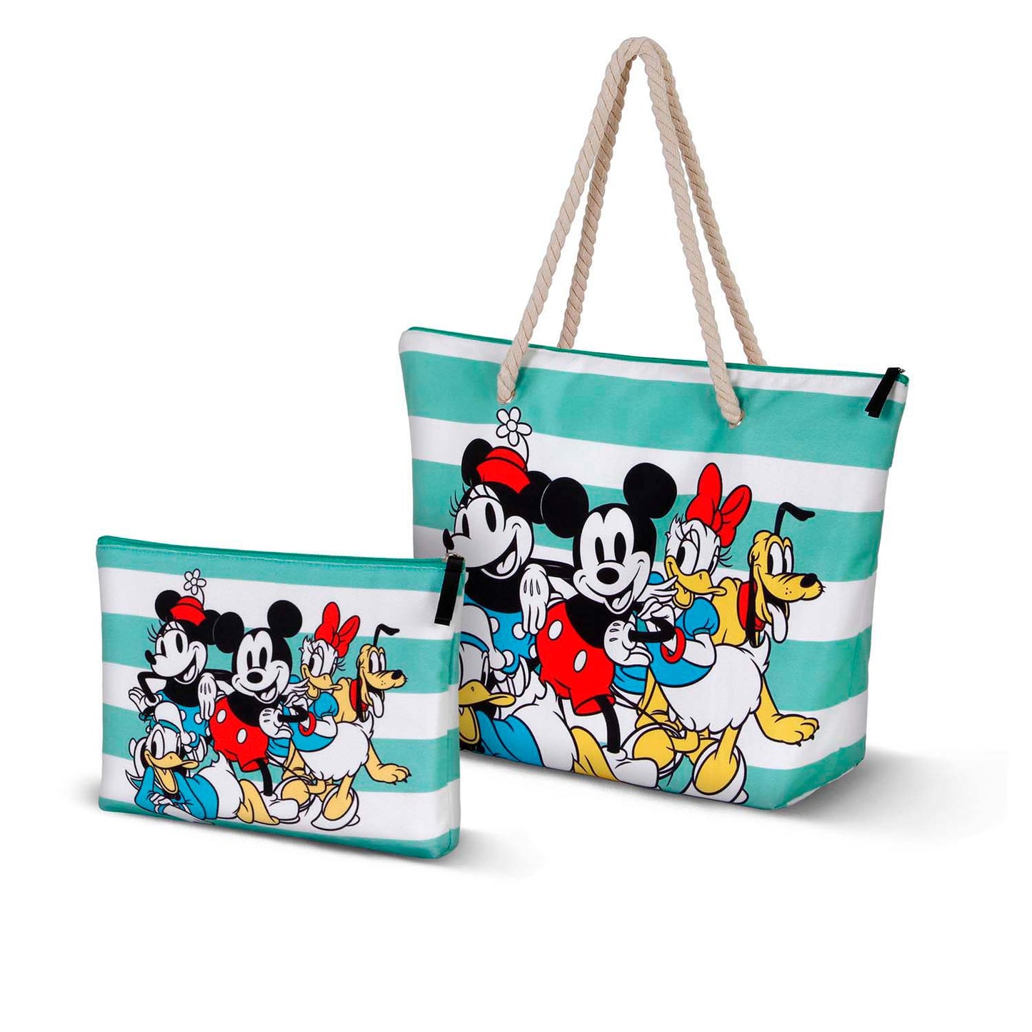 Disney Mickey Mouse Together-Sac de Plage Soleil, Bleu