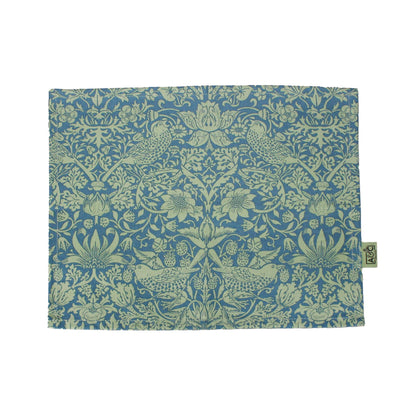 Napperons et serviettes en coton recyclé William Morris - Sage vert