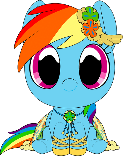 Jahr des Ponys Rainbow Dash Plüschtier (23cm)