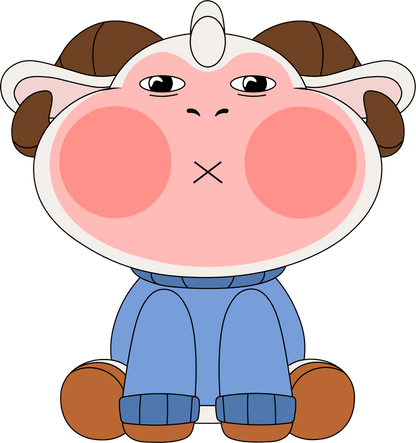 Hold It In Rammie Plush (9in)