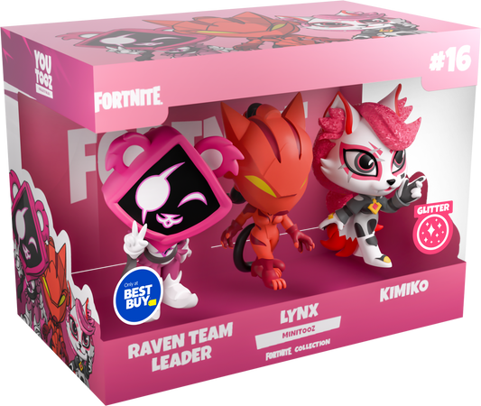Raven Team Leader, Lynx & Kimiko Minitooz (Exklusiv im Einzelhandel)