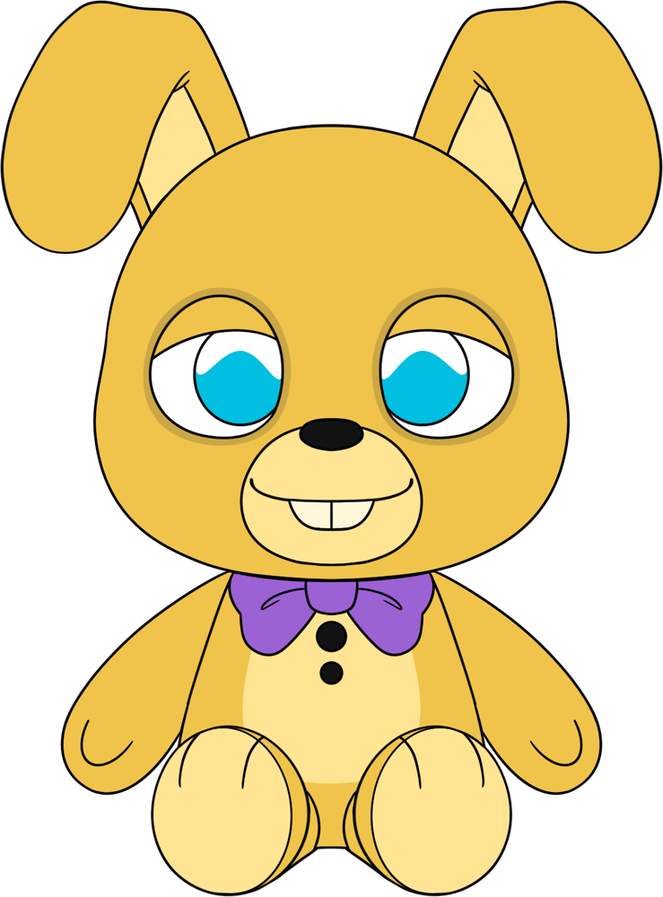 Peluche lapin jaune (9 po)