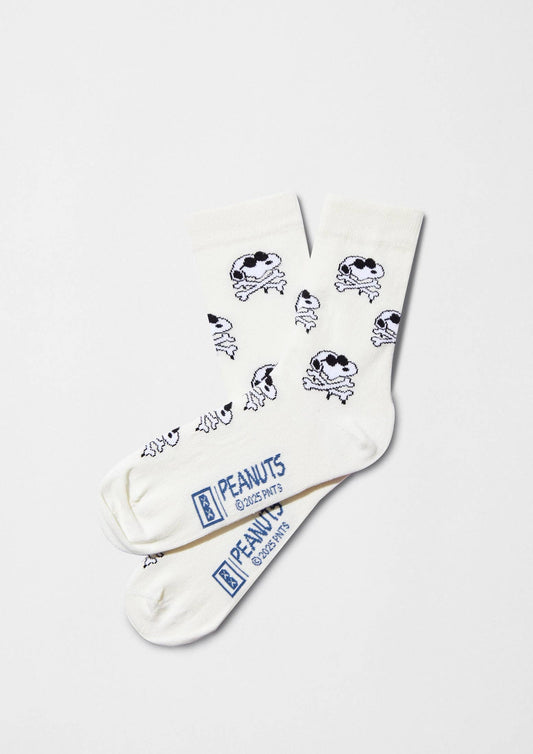 BeSnoopy Skull Socks OffWhite