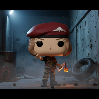 Robin with Molotov cocktail