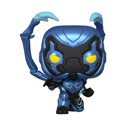 Blue Beetle Crouching