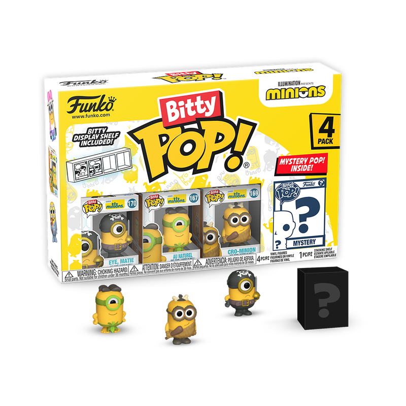 Bitty Pop! Minions 4-Pack Series 1