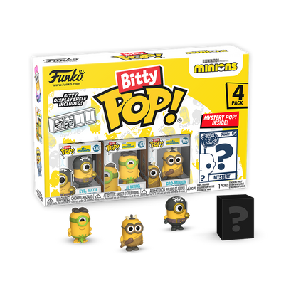 Bitty Pop! Minions 4-Pack Series 1