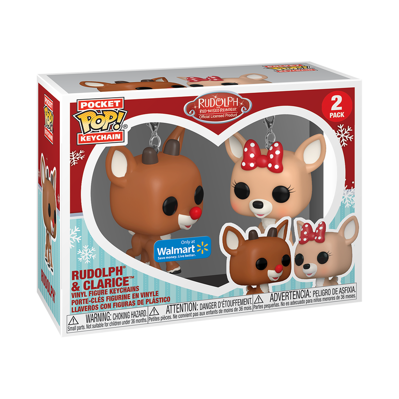 Rudolphe & Clarice (SE) - Pop! Keychain