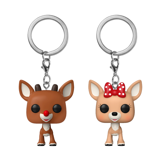 Rudolphe & Clarice (SE) - Pop! Keychain