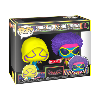 Spider-Gwen & Spider-Woman (Black Light) 2-Pack