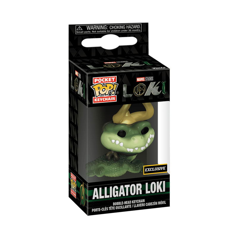 Pop! Schlüsselanhänger Alligator Loki