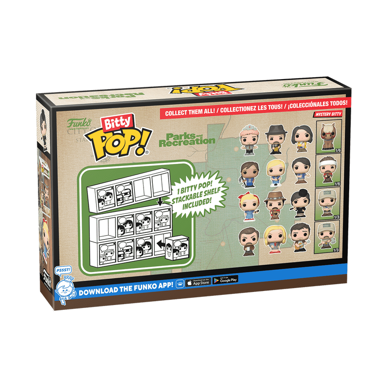 bitty pop parks and recreation 4 pack series 3