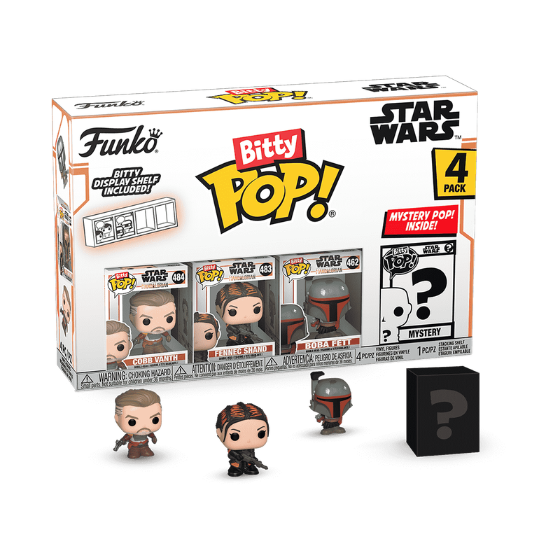 Bitty Pop! Star Wars: The Mandalorian 4-Pack Series 3