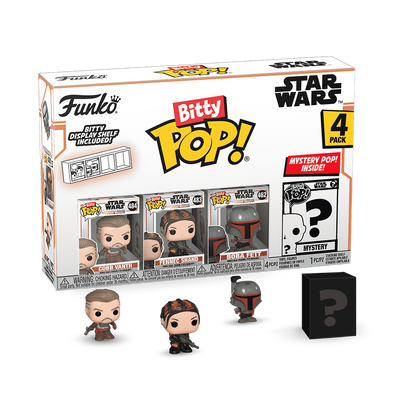 Bitty Pop! Star Wars: The Mandalorian 4-Pack Series 3