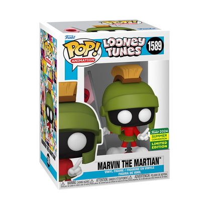 Pop! Marvin le Martien avec Drapeau Martien