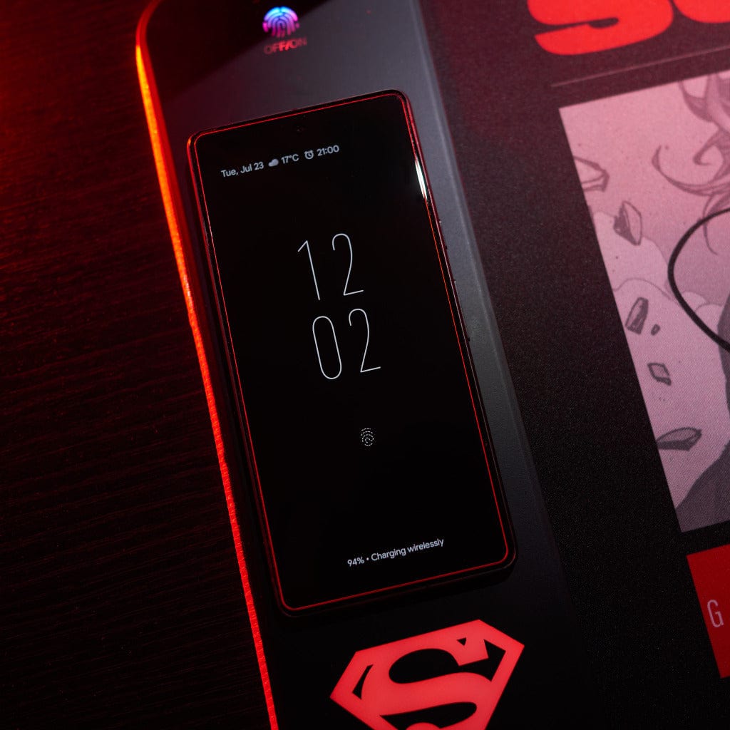 Superman – Übergroße Gaming-Matte und mobiles Ladegerät