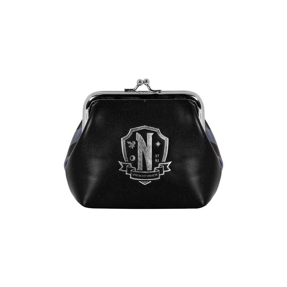 Mercredi Original-Porte-monnaie Retro Maxi, Noir