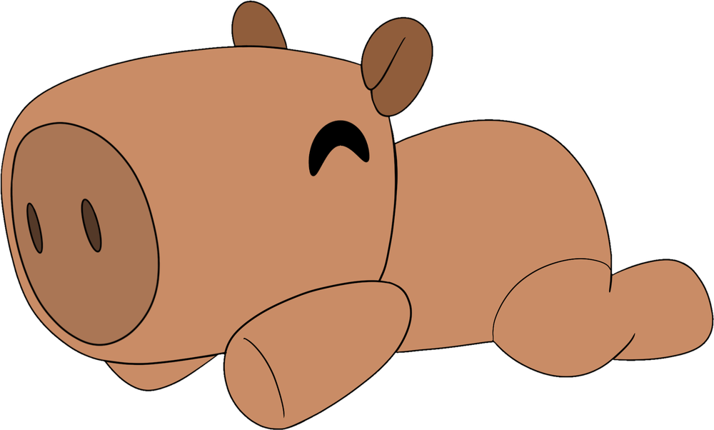 Capybara Schulterreiter (15 cm)