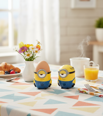Minions Eierbecher und Salzstreuer