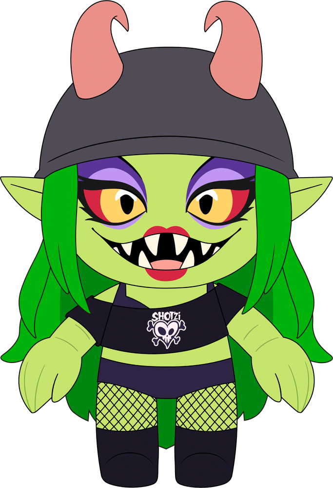Shotzi Blackheart Plüsch (23 cm)