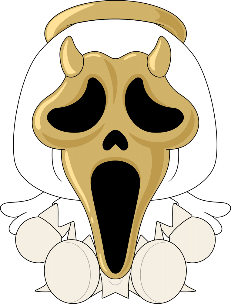 Fallen Angel Ghost Face Plush (9in)