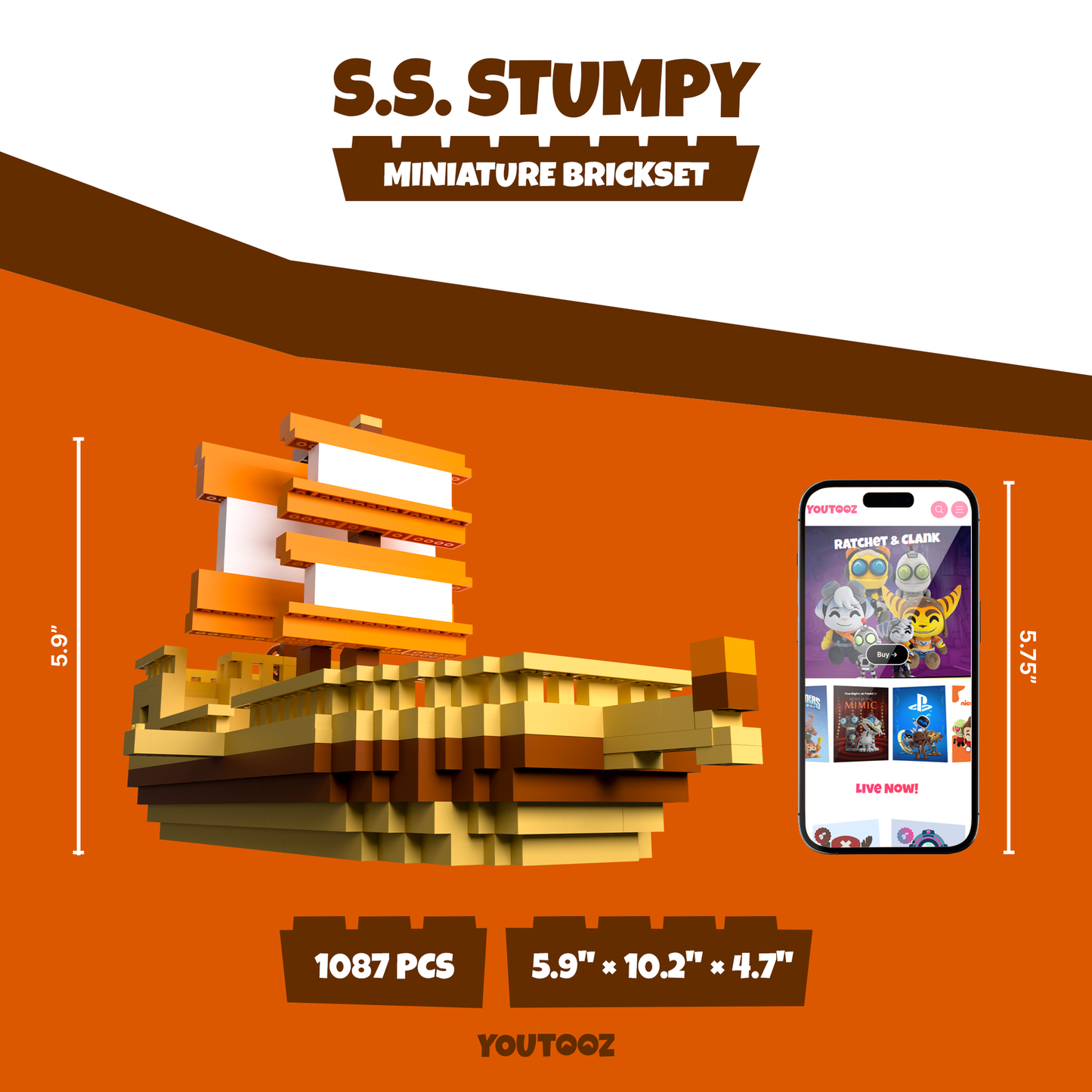 S.S. Stumpy Brickset