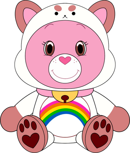 Plüschfigur Puppycat x Cheer Bear (23 cm)