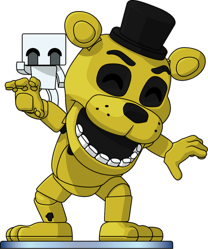 Verfolgter goldener Freddy 