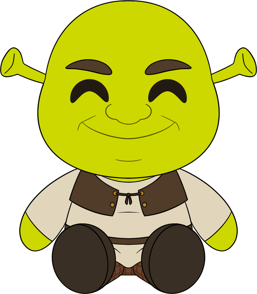 Shrek Sitzplüsch (23 cm)