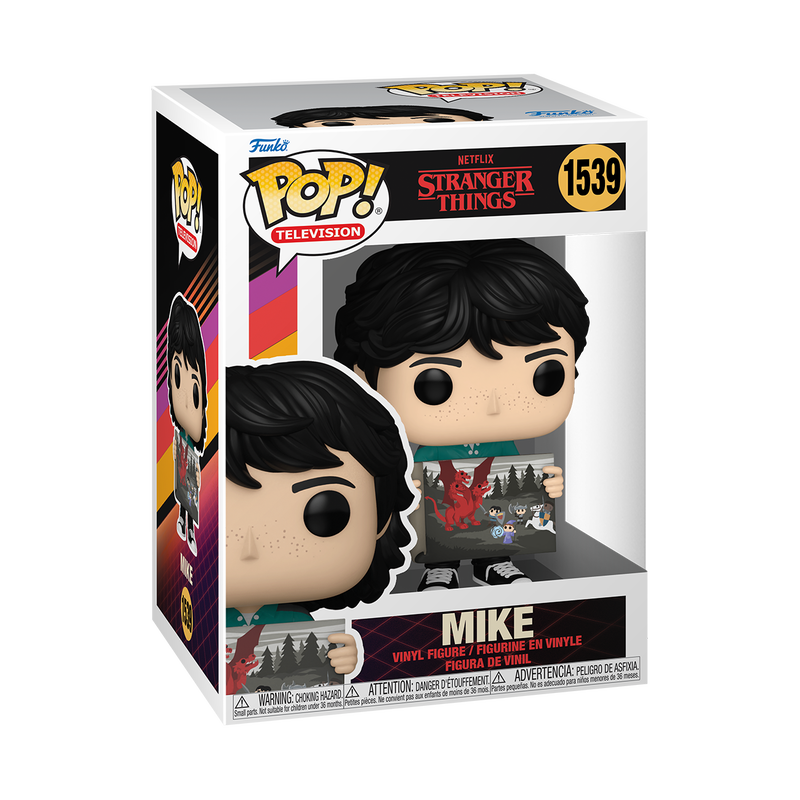 Mike Wheeler mit Malerei 