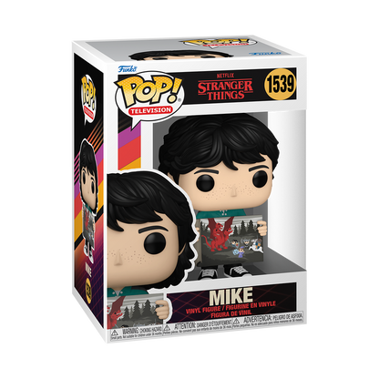 Mike Wheeler mit Malerei 