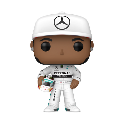 Lewis Hamilton with Helmet 