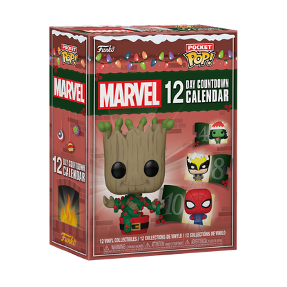 Calendrier de l'avent Marvel - Pocket Pop! 12 Jours